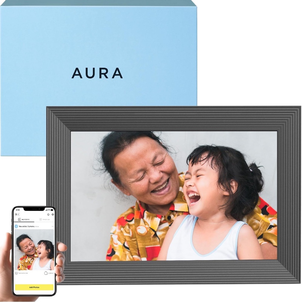 Aura Carver
Our most popular WiFi-connected picture frame.